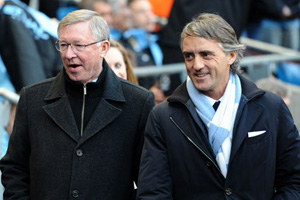 Alex Ferguson and Roberto Mancini